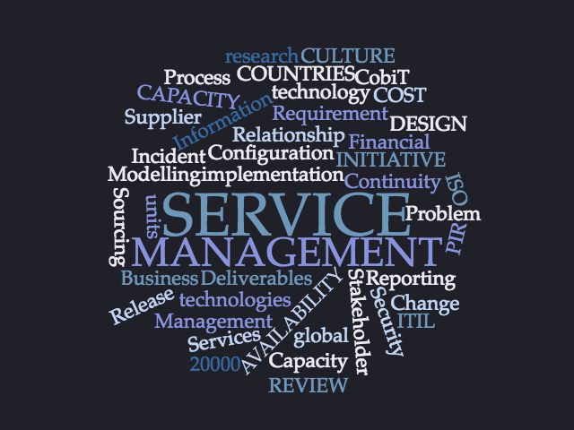IT Service Management: people, processes, technology